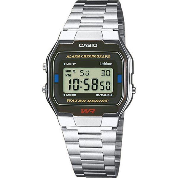 Мъжки часовник CASIO COLLECTION A163WA-1QES от krastevwatches.com - 1