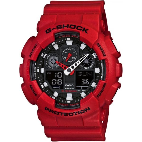 Мъжки часовник CASIO G-Shock GA-100B-4AER от krastevwatches.com - 1