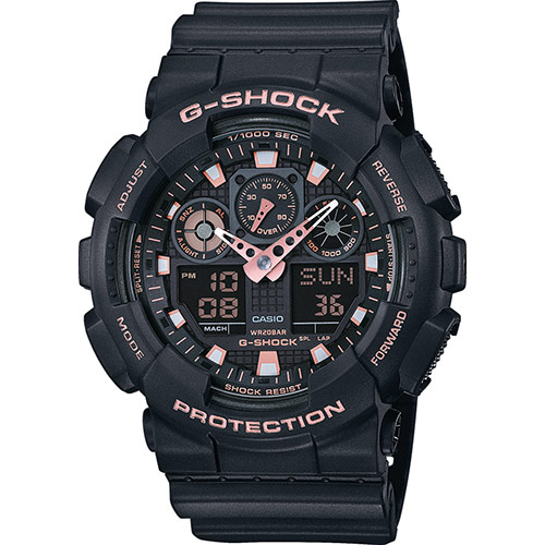 Мъжки часовник CASIO G-Shock GA-100GBX-1A4ER от krastevwatches.com - 1
