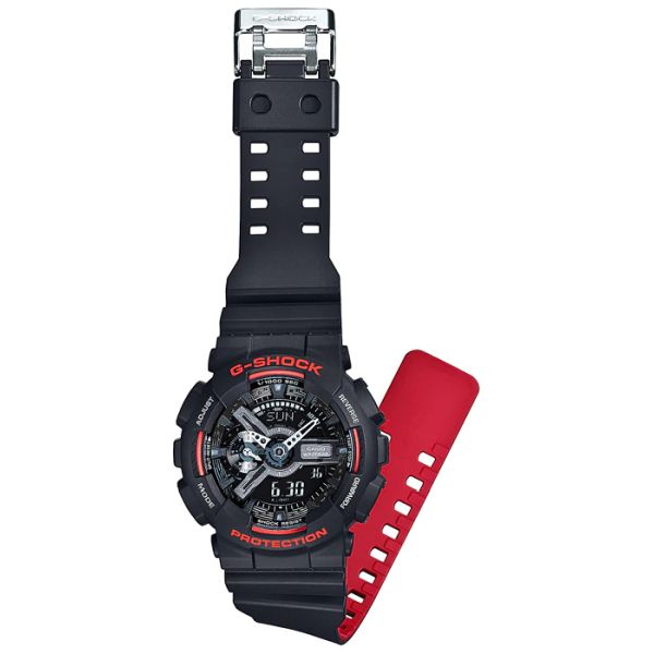 Мъжки часовник CASIO G-Shock GA-110HR-1A от krastevwatches.com - 5